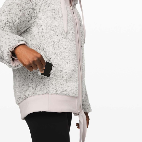 Lululemon SoulCycle Warmth Restore Reversible Sherpa Full Zip Size XS EUC - Picture 13 of 14